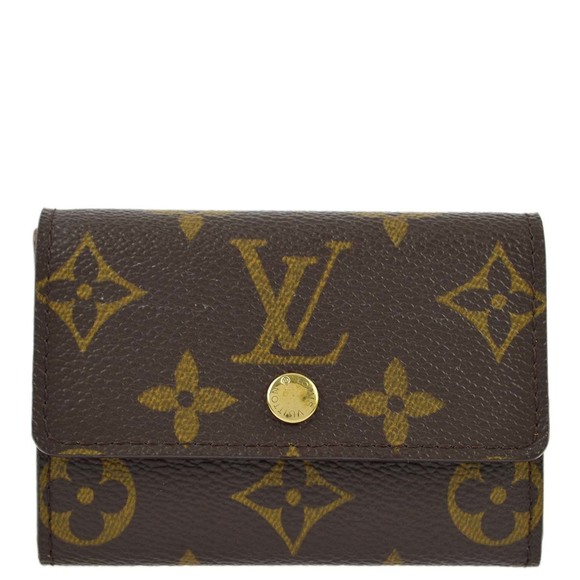 Louis Vuitton Accessories - LOUIS VUITTON Monogram Porte Monnaie Plat Coin Case Wallet M61930 KK30759